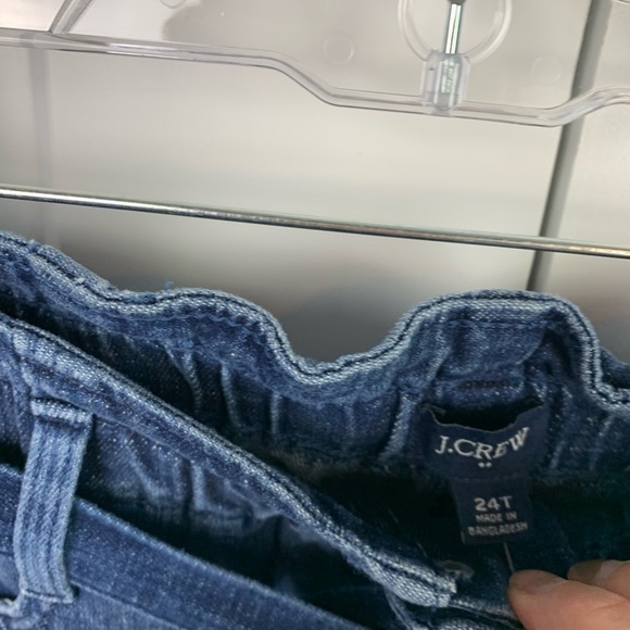 NWT J Crew Factory Paperbag Slim Wide Leg Jeans Size 24T 24 Tall - Picture 5 of 9